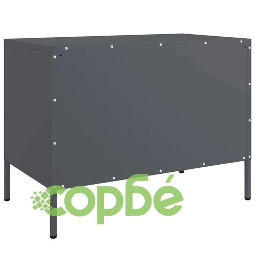ТВ шкафове 2 бр антрацит 68x39x50,5 см стомана ➤ топ цена ➤ sorbe.bg
