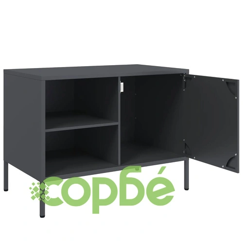 ТВ шкафове 2 бр антрацит 68x39x50,5 см стомана ➤ топ цена ➤ sorbe.bg