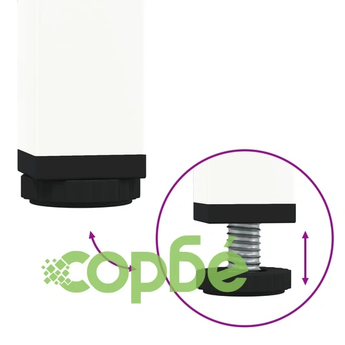 ТВ шкаф, бял, 68x39x50,5 см, стомана ➤ топ цена ➤ sorbe.bg