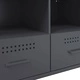 ТВ шкафове 2 бр антрацит 68x39x50,5 см стомана