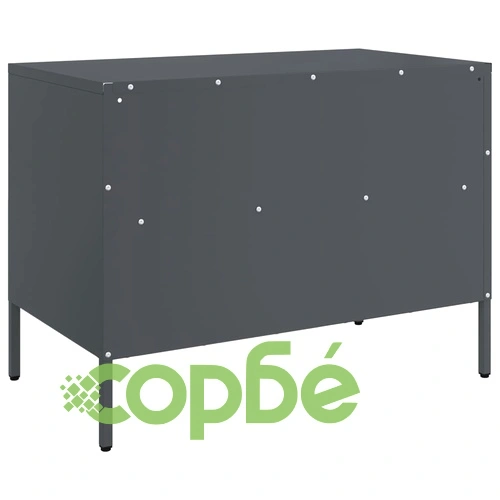 ТВ шкафове 2 бр антрацит 68x39x50,5 см стомана ➤ топ цена ➤ sorbe.bg