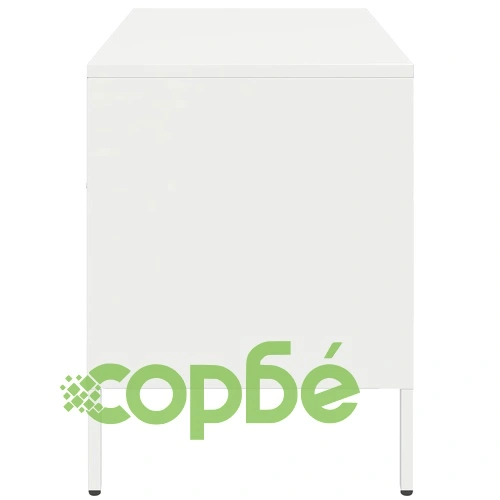 ТВ шкаф, бял, 68x39x50,5 см, стомана ➤ топ цена ➤ sorbe.bg