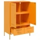 Висок шкаф, горчица жълто, 68x39x101,5 см, стомана