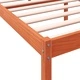 Легло за възрастни восъчнокафяво 90x190 см борово дърво масив
