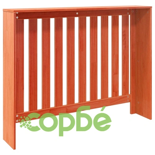 Параван за радиатор восъчнокафяв 108,5x19x84 см бор масив ➤ топ цена ➤ sorbe.bg