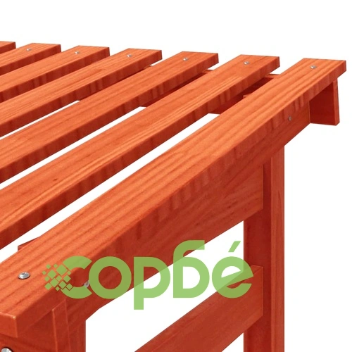 Поставка за дърва за огрев, кафява, 108x64,5x110 см, бор масив ➤ топ цена ➤ sorbe.bg