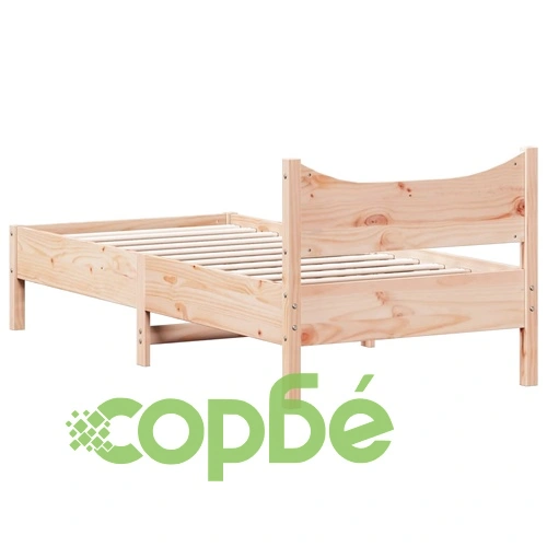 Рамка за легло без матрак, 90x190 см, масивна чамова дървесина ➤ топ цена ➤ sorbe.bg