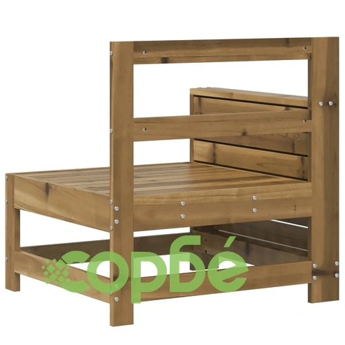 Градински диван с подлакътник и странична масичка ➤ топ цена ➤ sorbe.bg