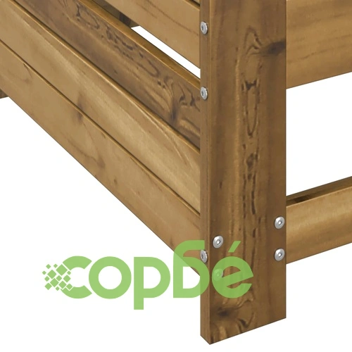 Градински диван с подлакътник и странична масичка ➤ топ цена ➤ sorbe.bg