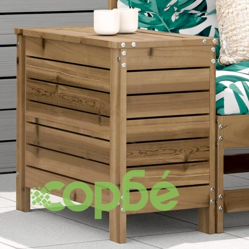 Градинска табуретка 62x31,5x52 см импрегнирана борова дървесина ➤ топ цена ➤ sorbe.bg