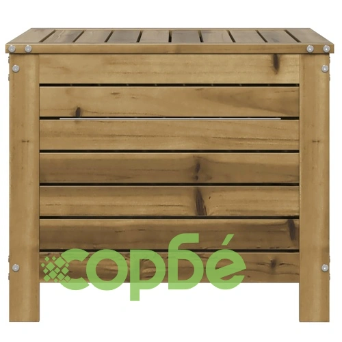 Градинска табуретка, 62x63,5x53,5 см, импрегнирано борово дърво ➤ топ цена ➤ sorbe.bg