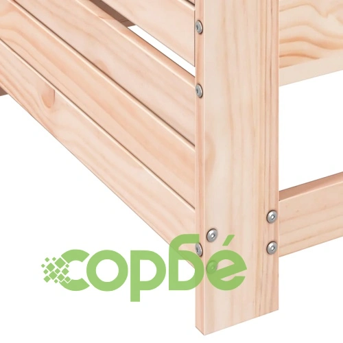 Градинско кресло с подлакътник с възглавница борово дърво масив ➤ топ цена ➤ sorbe.bg