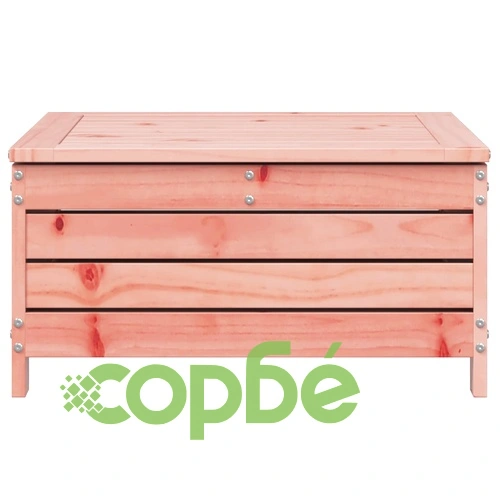 Градинска табуретка с възглавница, дугласко дърво масив ➤ топ цена ➤ sorbe.bg