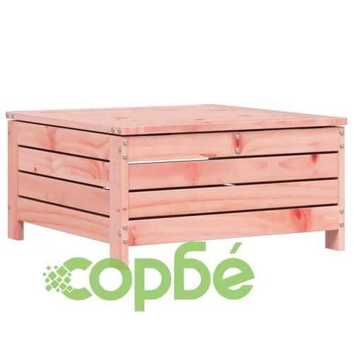 Градинска табуретка с възглавница, дугласко дърво масив ➤ топ цена ➤ sorbe.bg