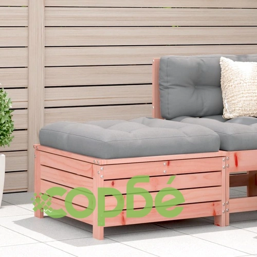 Градинска табуретка с възглавница, дугласко дърво масив ➤ топ цена ➤ sorbe.bg