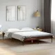 Рамка за легло, кафяв дъб, 135x190 см, инженерно дърво и метал