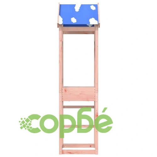 Кула за игра 52,5x46,5x208 см масивна дугласка дървесина ➤ топ цена ➤ sorbe.bg