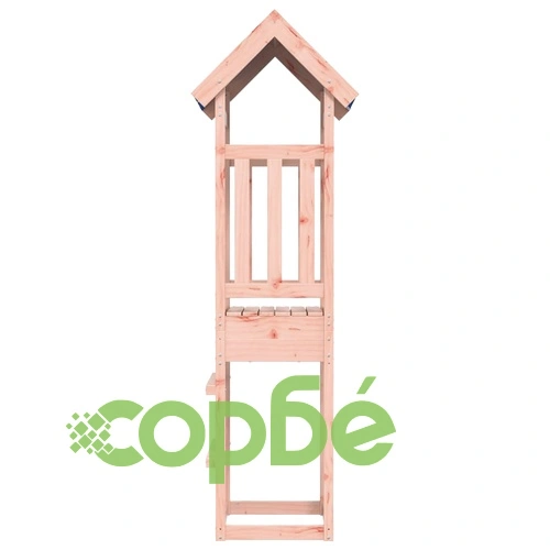 Кула за игра 52,5x46,5x208 см масивна дугласка дървесина ➤ топ цена ➤ sorbe.bg