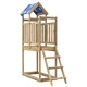 Кула за игра със стълба 110,5x52,5x215 см импрегниран бор
