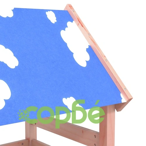 Кула за игра и стена за катерене 110,5x52,5x215 см дуглас масив ➤ топ цена ➤ sorbe.bg