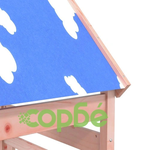 Кула за игра 85x52,5x265 см масивна дугласка дървесина ➤ топ цена ➤ sorbe.bg