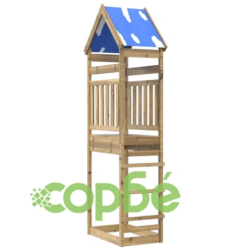 Кула за игра 85x52,5x265 см импрегнирана борова дървесина ➤ топ цена ➤ sorbe.bg