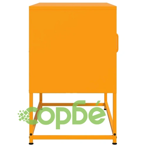 ТВ шкаф, горчица жълто, 68x39x60,5 см, стомана на топ цена от sorbe.bg ТВ шкаф, горчица жълто, 68x39x60,5 см, стомана ➤ топ цена ➤ sorbe.bg