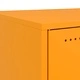 Нощни шкафчета 2 бр горчица жълто 36x39x78 см стомана