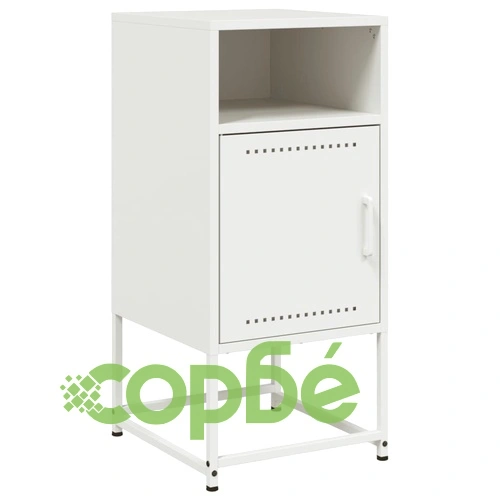 Нощни шкафчета 2 бр бял 36x39x78 см стомана ➤ топ цена ➤ sorbe.bg