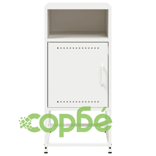 Нощни шкафчета 2 бр бял 36x39x78 см стомана ➤ топ цена ➤ sorbe.bg