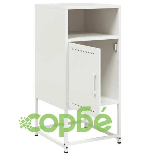 Нощни шкафчета 2 бр бял 36x39x78 см стомана ➤ топ цена ➤ sorbe.bg