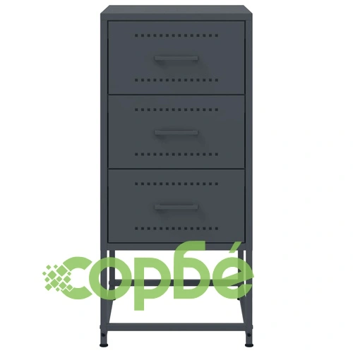 Нощни шкафчета 2 бр антрацит 36x39x78 см стомана ➤ топ цена ➤ sorbe.bg