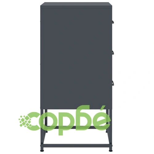 Нощни шкафчета 2 бр антрацит 36x39x78 см стомана ➤ топ цена ➤ sorbe.bg