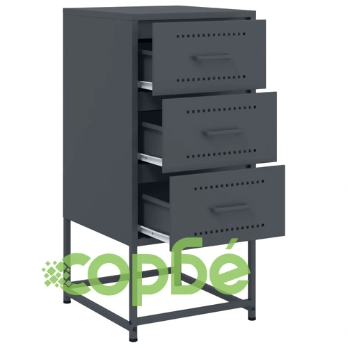 Нощни шкафчета 2 бр антрацит 36x39x78 см стомана ➤ топ цена ➤ sorbe.bg