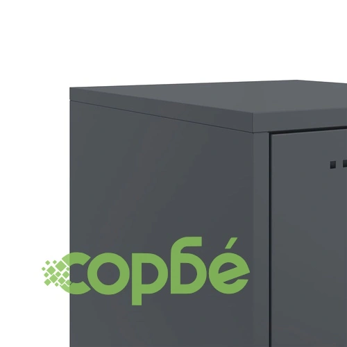 Нощни шкафчета, 2 бр, антрацит, 36x39x43,5 см, стомана ➤ топ цена ➤ sorbe.bg