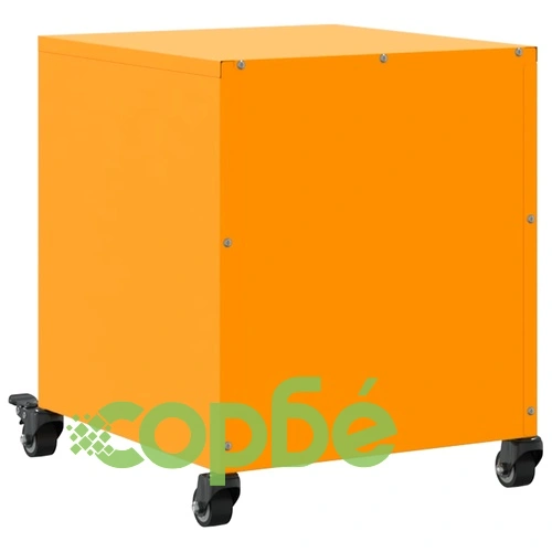 Нощни шкафчета 2 бр горчица жълто 36x39x43,5 см стомана ➤ топ цена ➤ sorbe.bg