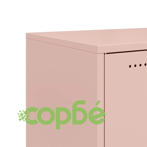 ТВ шкаф, розов, 68x39x43,5 см, стомана ➤ топ цена ➤ sorbe.bg