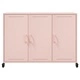 Бюфет, розов, 100,5x39x72 см, стомана