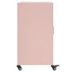 Бюфет, розов, 100,5x39x72 см, стомана