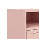 Нощни шкафчета, 2 бр, розови, 36x39x59 см, стомана