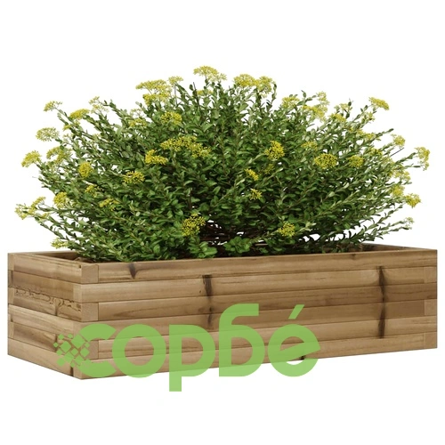 Градинска кашпа, 90x40x23 см, импрегнирано борово дърво ➤ топ цена ➤ sorbe.bg