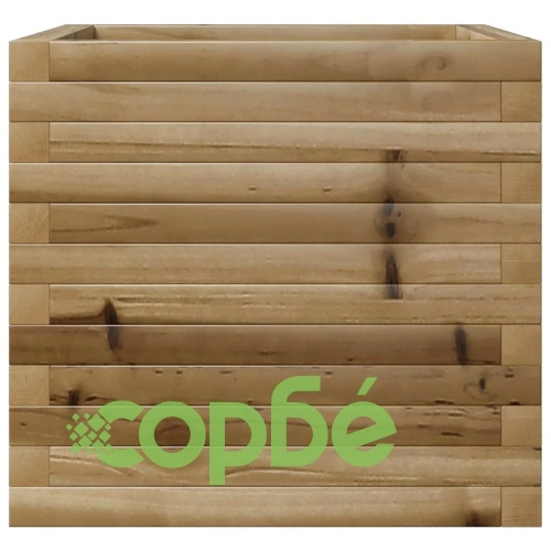 Градинска кашпа, 50x50x45,5 см, импрегнирано борово дърво ➤ топ цена ➤ sorbe.bg
