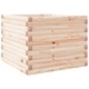 Градинска кашпа 60x60x45,5 см масивна борова дървесина