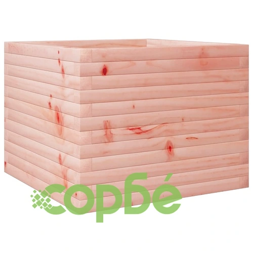 Градинска кашпа, 60x60x45,5 см, масивна дугласка дървесина ➤ топ цена ➤ sorbe.bg