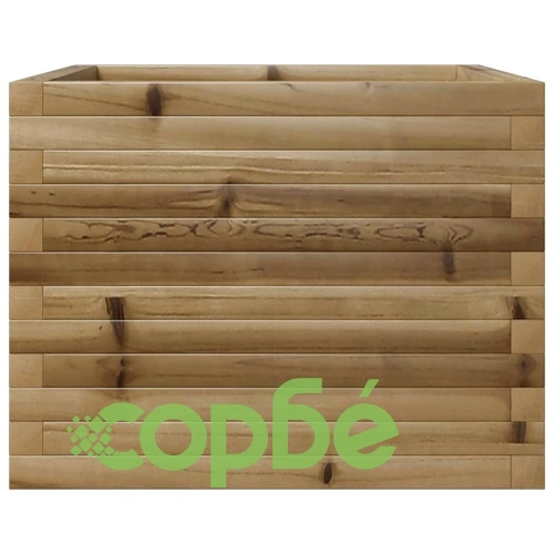 Градинска кашпа 60x60x45,5 см импрегниран бор ➤ топ цена ➤ sorbe.bg