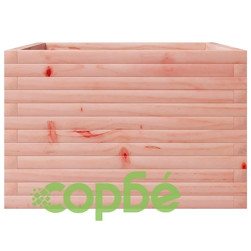 Градинска кашпа, 70x70x45,5 см, масивна дугласка дървесина ➤ топ цена ➤ sorbe.bg