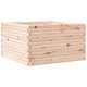 Градинска кашпа 80x80x45,5 см масивна борова дървесина