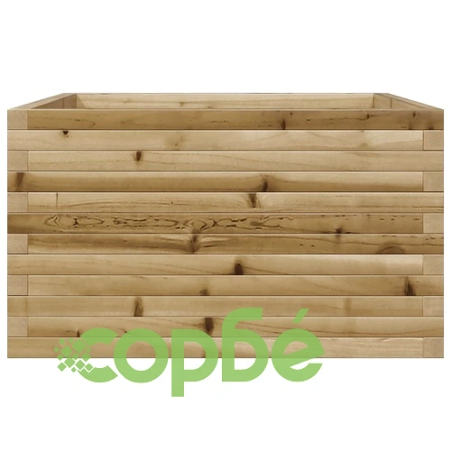 Градинска кашпа, 80x80x45,5 см, импрегнирано борово дърво ➤ топ цена ➤ sorbe.bg