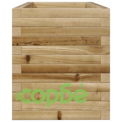 Градинска кашпа 90x40x45,5 см импрегниран бор ➤ топ цена ➤ sorbe.bg