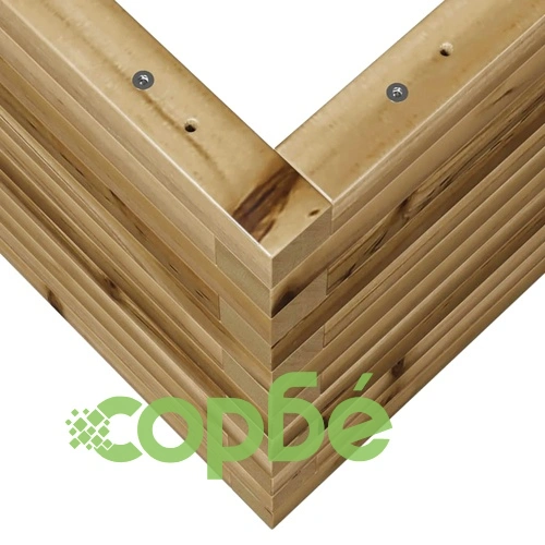 Градинска кашпа 90x40x45,5 см импрегниран бор ➤ топ цена ➤ sorbe.bg